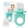 imageFrida Baby Push Pop Feeder Baby Fruit Feeder Baby Fruit Food Feeder to Safely Introduce New Foods Fresh  Frozen Food Silicone Feeder for Babies BPA Free Dishwasher Safe  1 Count Teal
