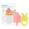 imageFrida Baby Teething Relief NotTooColdtoHold Baby Teether BPAFree Silicone Teething Toys4 in 1 Teether