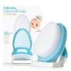 imageFrida Baby The 3Step Cradle Cap System DermaFrida The FlakeFixer Sponge Brush Comb and Storage Stand for Babies with Cradle Cap WhiteBlue3Step Flake Fixer System