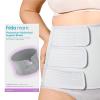 imageFrida Mom Belly Binder Postpartum Recovery for Natural Delivery ampamp CSection Recovery 9quot High Adjustable Compression WrapBelly Binder