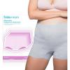 imageFrida Mom Womens Postpartum Underwear Disposable Boyshort Underwear Seamless with Stretchy Support Postpartum Essentials Size Regular Waist 28quot42quot Stretched 8 Count GreyPetite Waist 2334 stretched