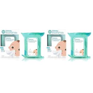 imageFrida Baby Breathefrida Baby Vapor Wipes for Nose Chest Feet Alcohol Free Made with Aloe Vitamin E ampamp Chamomille 30 Count 1pk30 Count Pack of 2