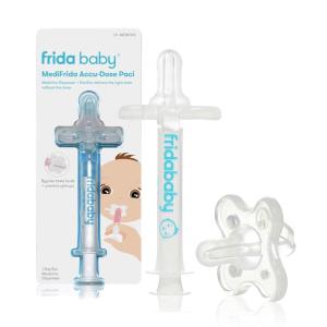 imageFrida Baby Medicine Pacifier Medi Frida Baby Medicine Syringe ampamp AccuDose Pacifier Baby Medicine Dispenser for Mess ampamp Fuss Free UseMediFrida the AccuDose Pacifier