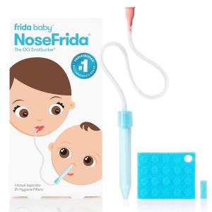 imageFrida Baby NoseFrida SnotSucker Nasal Aspirator for Baby Baby Nose Sucker with 24 Extra Hygiene Filters Baby Congestion Relief FSAHSA Eligible