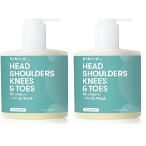 imageFrida Baby Shampoo  Body Wash  Head to Toe Tear Free Baby Shampoo and Body Wash for Sensitive Skin and Dry Skin115 Fl Oz Pack of 2