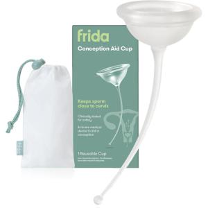 imageFrida Fertility Conception Aid Cup  Natural Conception Aid Cup for Fertility Support Aids in Conception for Women Keep Sperm Close to Cervix Reusable with Storage Bag Soft  Flexible Silicone