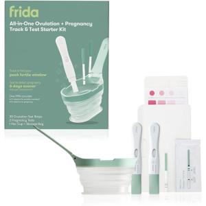 imageFrida Fertility Ovulation and Pregnancy Test Kit  Easy At Home Ovulation Strips and Pregnancy Tests with Tracking and Prediction Log  30 Ovulation Tests 2 Pregnancy Tests Tracker  No Mess Pee Cup