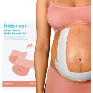 imageFrida Mom Pregnancy Belly Band Discreet Belly Tape for Pregnant Skin Maternity Belly Support Pain and Strain Relief 18ft Roll with Storage Dispenser2 Rolls