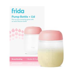 imageFrida Mom 2in1 Manual Breast Pump Silicone Bottle  Replacement Lid Milk Collector for Breastfeeding 5ozReplacement Bottle  Lid