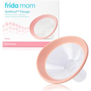 imageFrida Mom Breast Pump Flange Insert 24mm Silicone Pump Insert SoftFeel Flanges Compatible with Frida Mom 2in1 Manual  Silicone Suction Breast Pump BPA Free21MM Flange