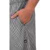 imageChef Works Mens Essential Baggy Chef PantsSmall Check