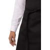 imageChef Works Unisex Butcher ApronBlack  2 Pack