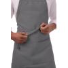 imageChef Works Unisex Butcher ApronGrey