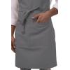 imageChef Works Unisex Butcher ApronGrey