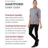 imageChef Works Womens Hartford Cool Vent Chef CoatGrey