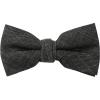 imageChef Works Unisex Crosshatch Bow TieBlack Black