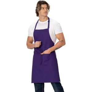 imageChef Works Unisex Butcher ApronPurple