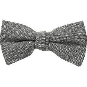 imageChef Works Unisex Crosshatch Bow TieBlack Steel Grey