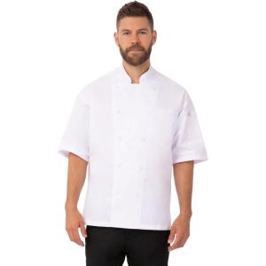 imageChef Works Unisex Palermo Executive Chef CoatWhite