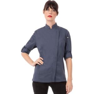 imageChef Works Womens Hartford Cool Vent Chef CoatBlue