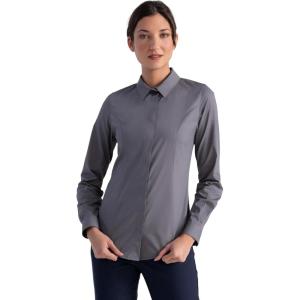imageChef Works Womens Premium Formal Dress ShirtGray
