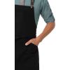 imageChef Works Unisex Berkeley Bib ApronJet Black