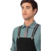 imageChef Works Unisex Berkeley Bib ApronJet Black