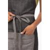 imageChef Works Unisex Manhattan Bib ApronBlack