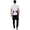 imageChef Works Unisex Manhattan Bib ApronIndigo Blue