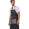 imageChef Works Unisex Manhattan Bib ApronIndigo Blue