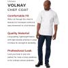 imageChef Works Unisex Volnay Chef CoatWhite