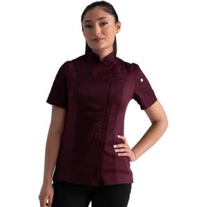 imageChef Works Womens Springfield Chef CoatMerlot