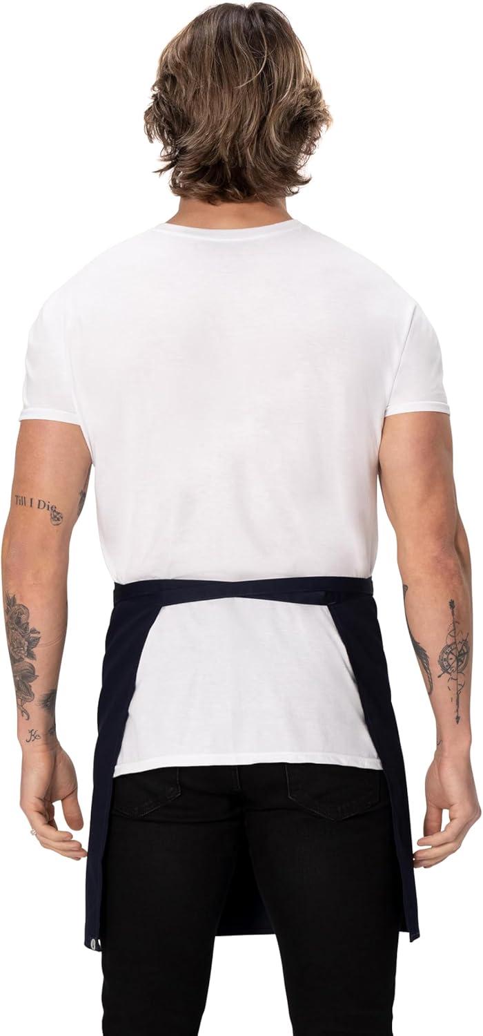 imageChef Works Unisex Half Bistro Server ApronNavy