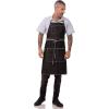 imageChef Works Bronx Bib Apron with Scoop NeckBlack