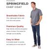 imageChef Works Mens Springfield Chef CoatInk Blue