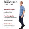 imageChef Works Mens Springfield Chef CoatSky Blue