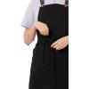 imageChef Works Unisex Berkeley Short Bib ApronJet Black