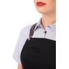 imageChef Works Unisex Berkeley Short Bib ApronJet Black