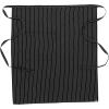 imageChef Works Unisex Bistro Chef ApronBlackWhite Pinstripe