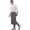 imageChef Works Unisex Bistro Chef ApronSlate