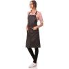 imageChef Works Unisex Boulder Bib ApronBrown Black