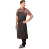 imageChef Works Unisex Boulder Chefs Bib ApronBrown