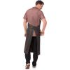 imageChef Works Unisex Boulder Chefs Bib ApronBrown