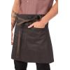 imageChef Works Unisex Boulder Half Bistro ApronBrown Black