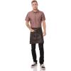 imageChef Works Unisex Boulder Half Bistro ApronBrown Black