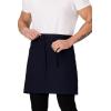 imageChef Works Unisex Half Bistro Server ApronNavy