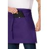 imageChef Works Unisex Half Bistro Server ApronPurple