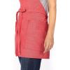 imageChef Works Unisex Medford Short Bib ApronCoral