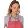 imageChef Works Unisex Medford Short Bib ApronCoral