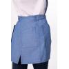 imageChef Works Unisex Medford Short Bib ApronFrench Blue